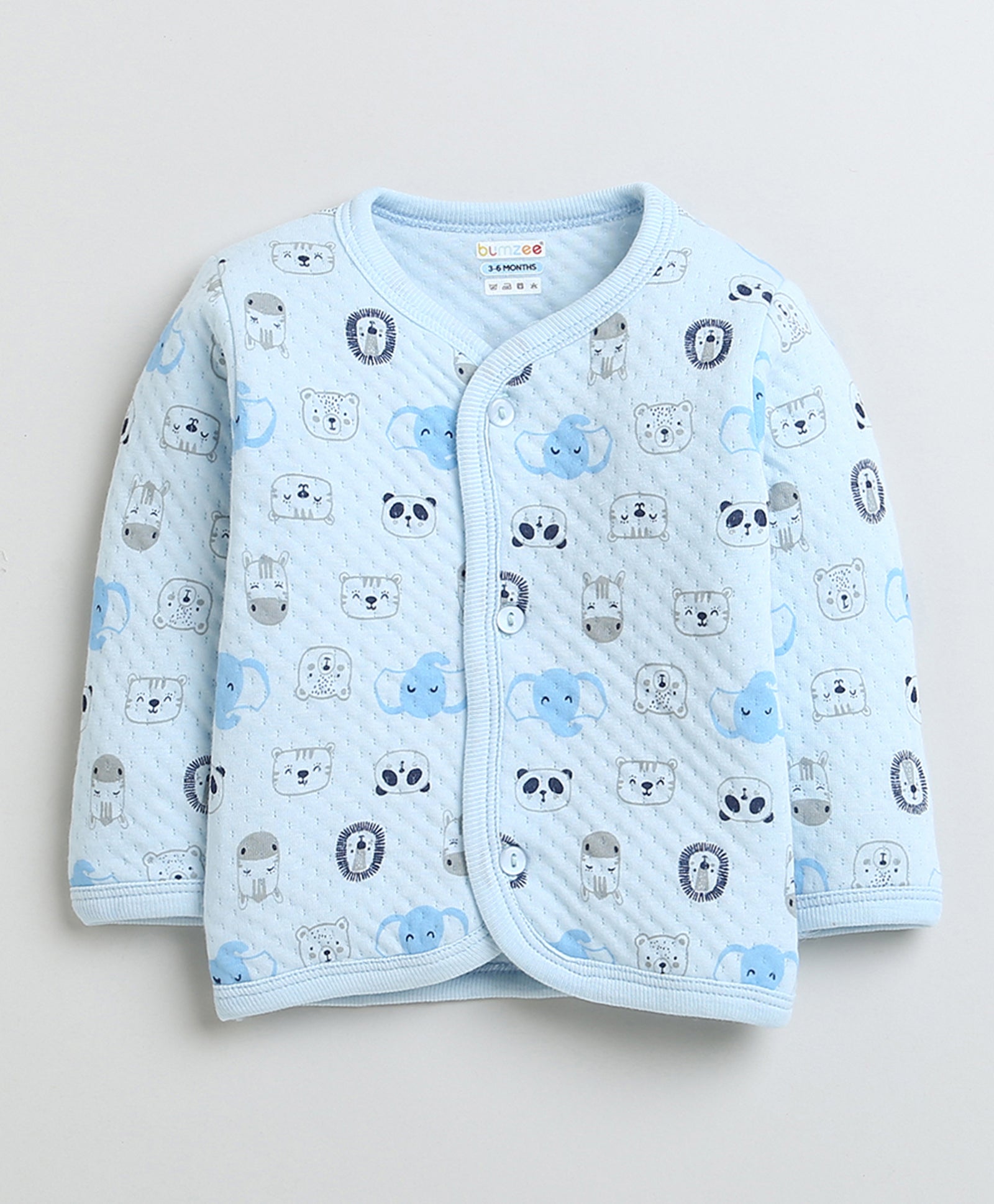 Boys Polyfill Animal Face Polyfill Set - Sky Blue