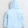 Boys Polyfill Car Hooded Sweatshirt - Blue