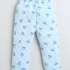 Boys Polyfill Car Hooded Sweatshirt - Blue