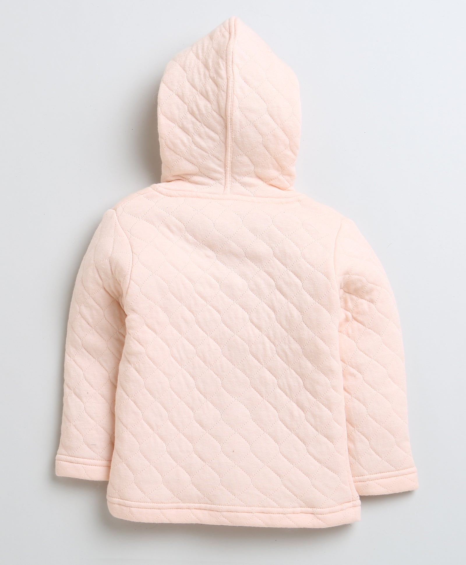 Boys Polyfill Lion Hooded Sweatshirt - Peach