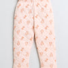 Boys Polyfill Lion Hooded Sweatshirt - Peach