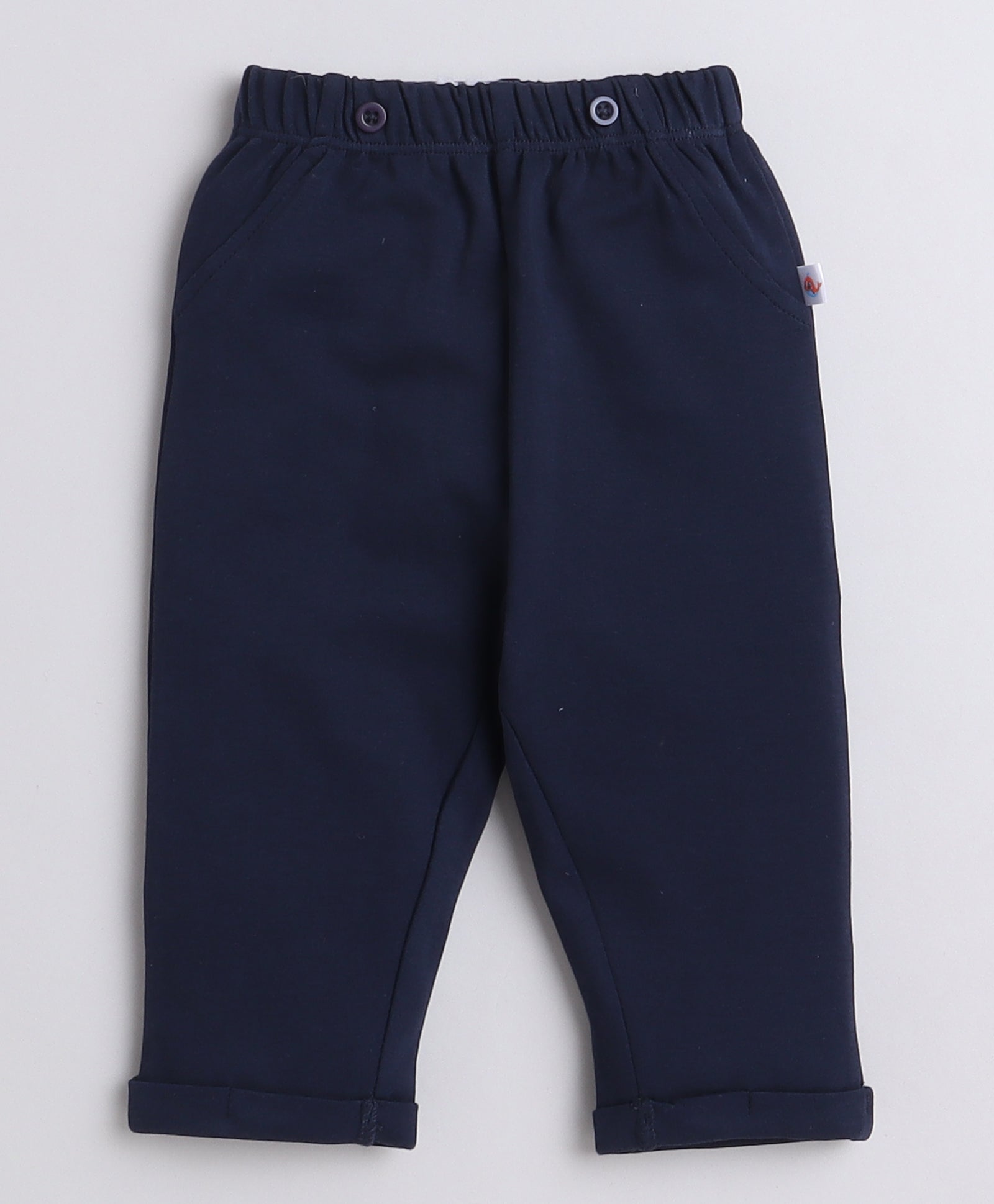 Boys 100% Cotton Graphic Bodysuit Set - Navy & White