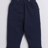Boys 100% Cotton Graphic Bodysuit Set - Navy & White