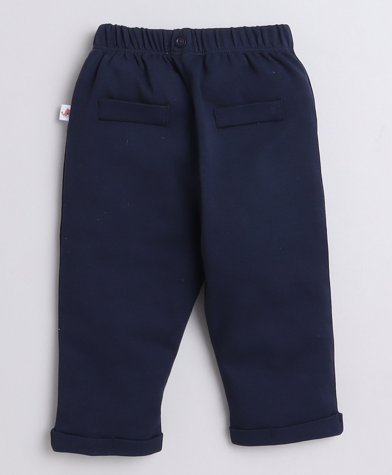 Boys 100% Cotton Graphic Bodysuit Set - Navy & White