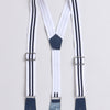 Boys 100% Cotton Graphic Bodysuit Set - Navy & White