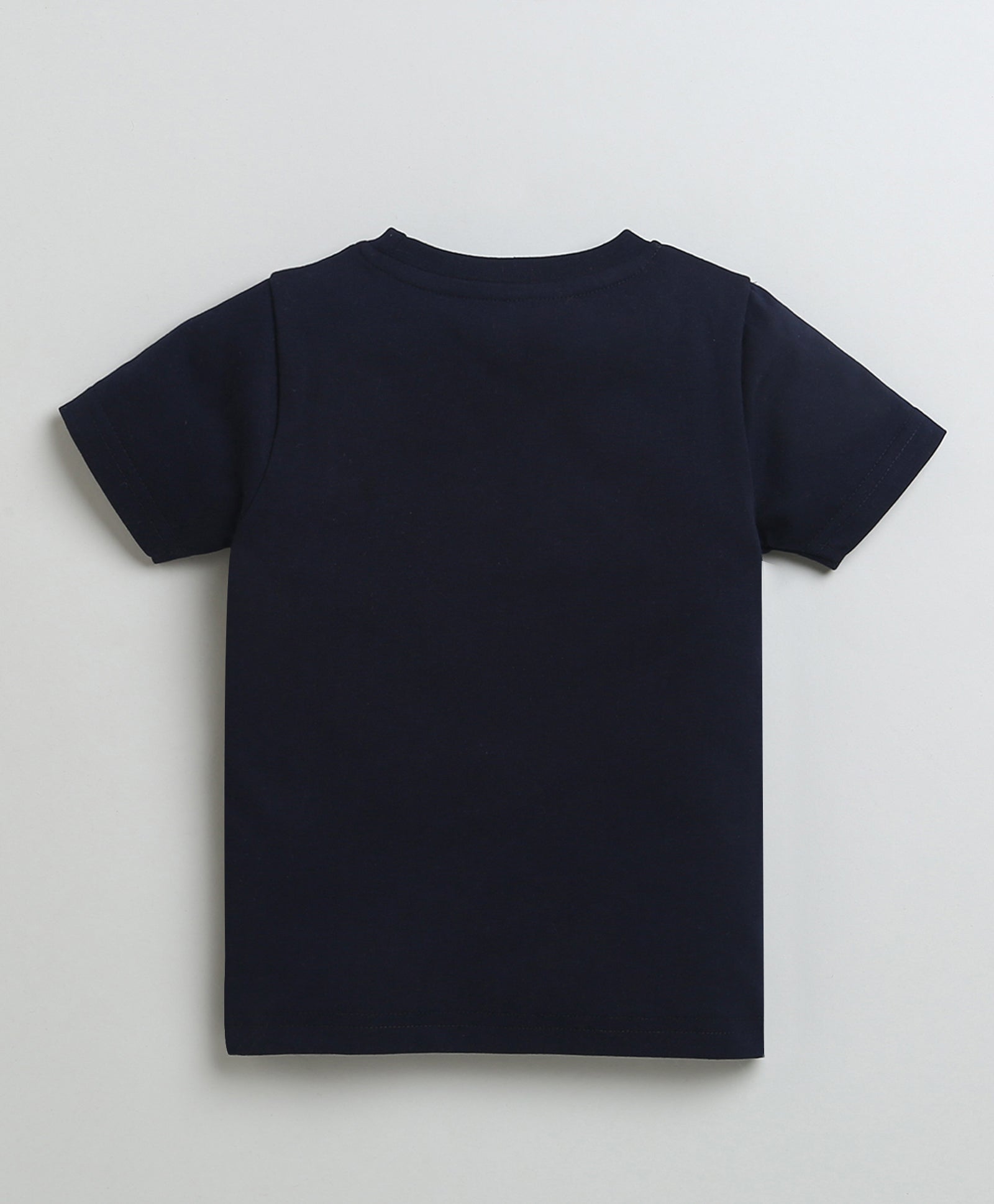Girls 100% Cotton Elephant T-Shirt Pack - Navy & Orange