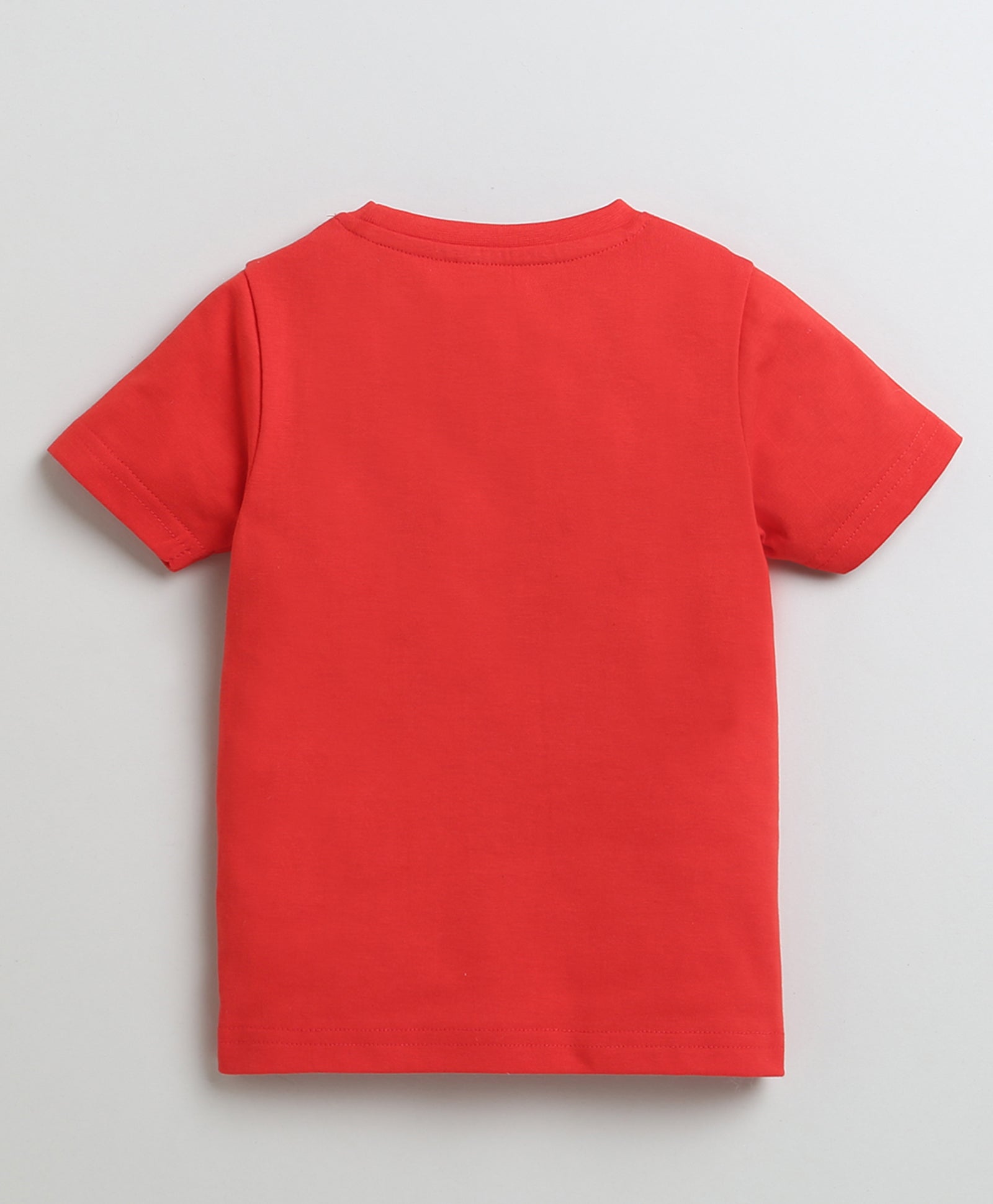 BUMZEE Red & Yellow Girls Half Sleeves Cotton T-Shirts Pack Of 2