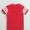 BUMZEE Blue & Red Boys Half Sleeves Cotton T-Shirts Pack Of 2