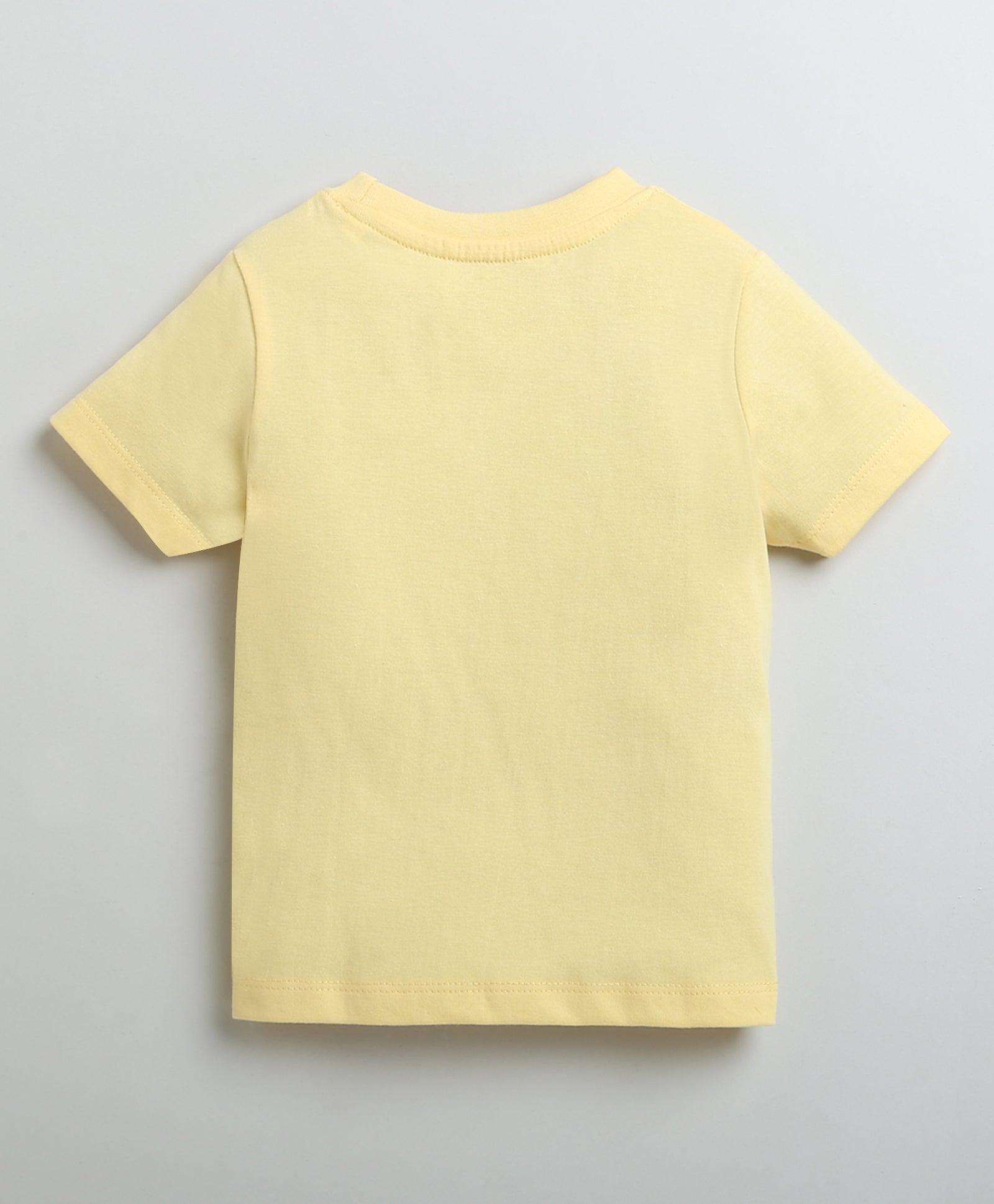 BUMZEE Blue & Yellow Boys Half Sleeves Cotton T-Shirts Pack Of 2