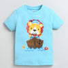 BUMZEE Blue & Yellow Boys Half Sleeves Cotton T-Shirts Pack Of 2