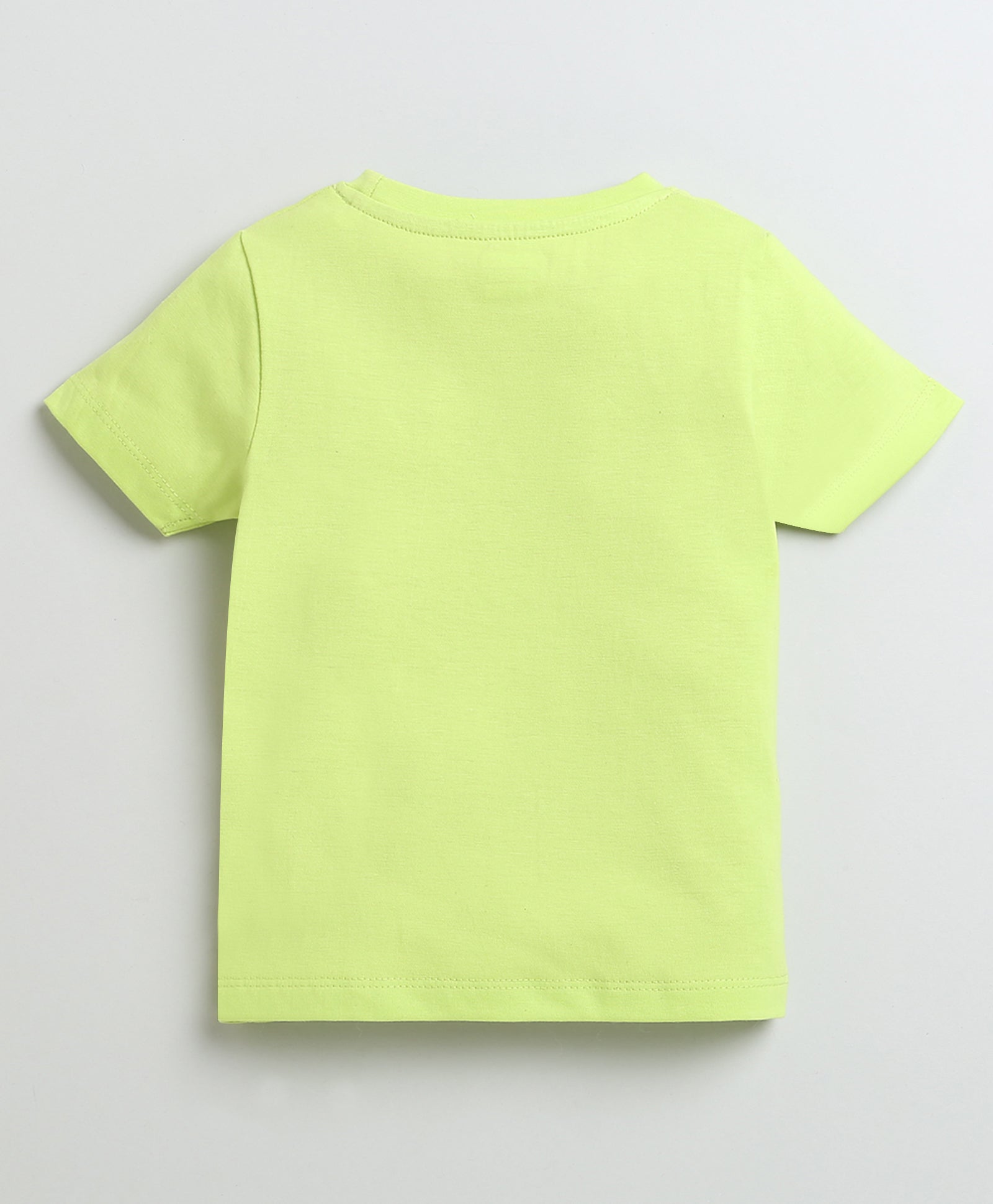 BUMZEE Green & White Boys Half Sleeves Cotton T-Shirts Pack Of 2