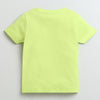BUMZEE Green & White Boys Half Sleeves Cotton T-Shirts Pack Of 2