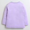 Girls 100% Cotton Text & Princess Crown T-Shirt Pack - Lavender & Orange