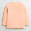 Girls 100% Cotton Text & Princess Crown T-Shirt Pack - Lavender & Orange