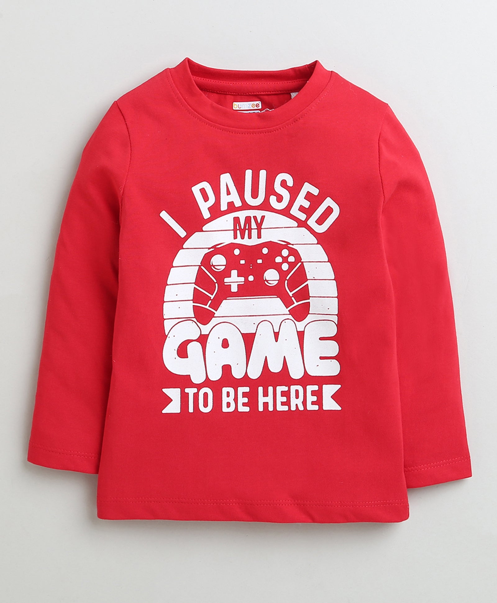 Boys 100% Cotton Text & Game T-Shirt Pack - Navy & Red