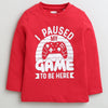 Boys 100% Cotton Text & Game T-Shirt Pack - Navy & Red