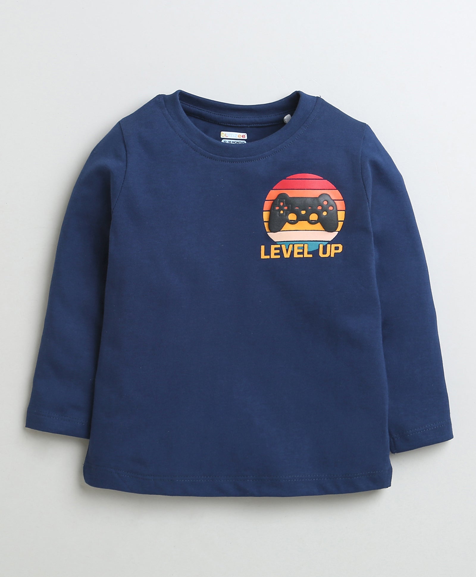 Boys 100% Cotton Text & Game T-Shirt Pack - Navy & Red