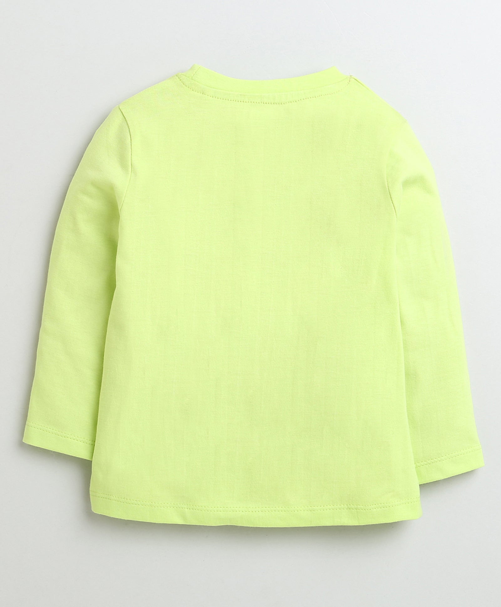 Boys 100% Cotton Dinosaur & Stay Chill T-Shirt - Yellow & Lime Green