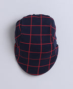 Bumzee Navy & White Checked Formal Set, Full Sleeves, 100% Cotton, with Suspender