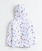 Bumzee Navy & White Jacket, Full Sleeves, 100% Cotton