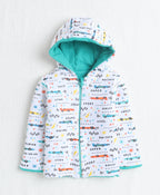 Bumzee Green & White Jacket, Full Sleeves, 100% Cotton