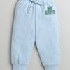 Boys 100% Cotton Tiger Sweatshirt & Jogger Set - Sky Blue