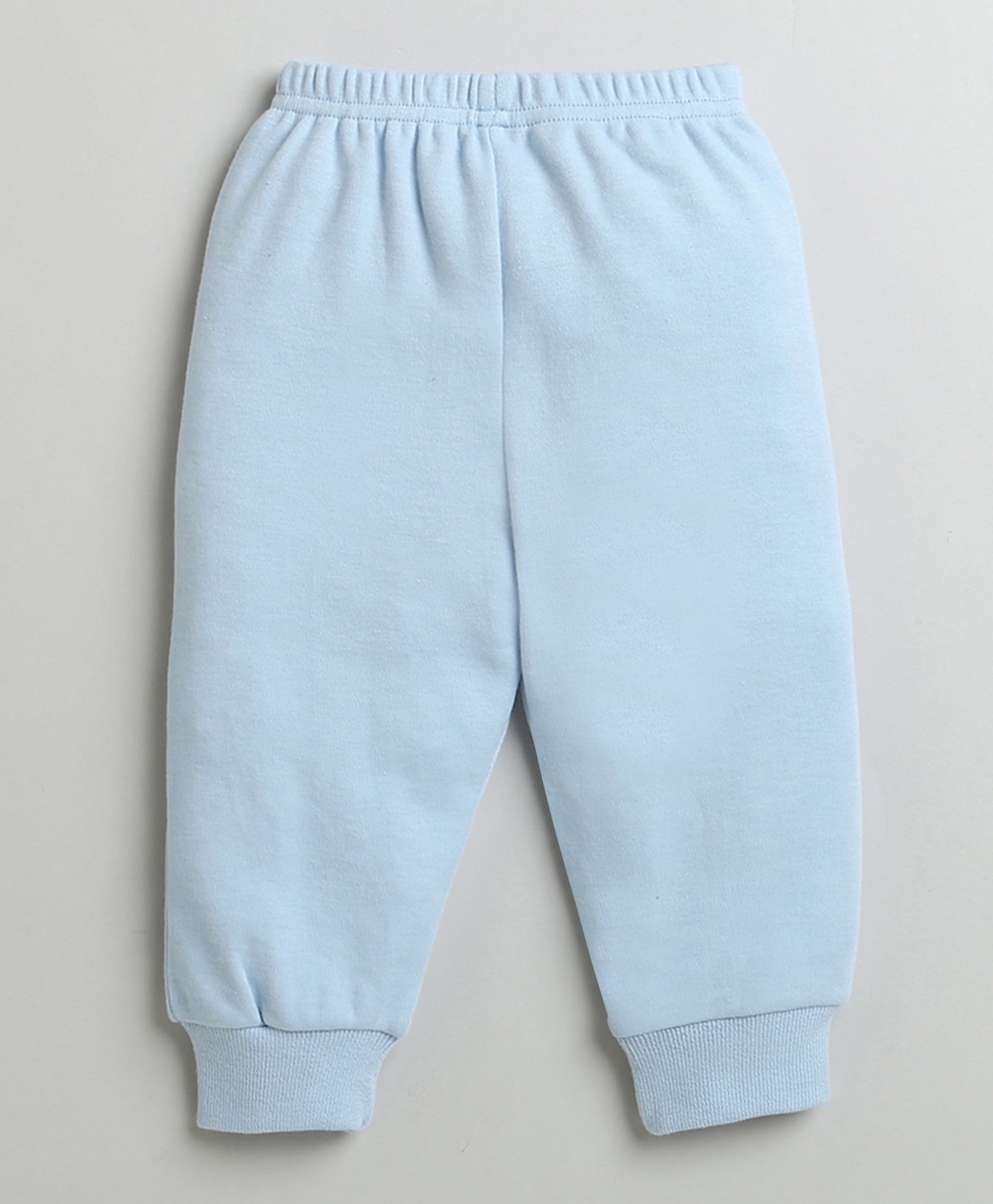 Boys 100% Cotton Tiger Sweatshirt & Jogger Set - Sky Blue
