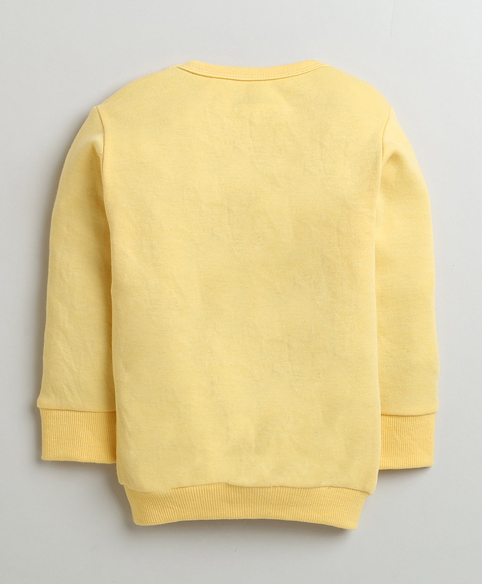 Boys 100% Cotton Dinosaur Sweatshirt & Jogger Set - Yellow
