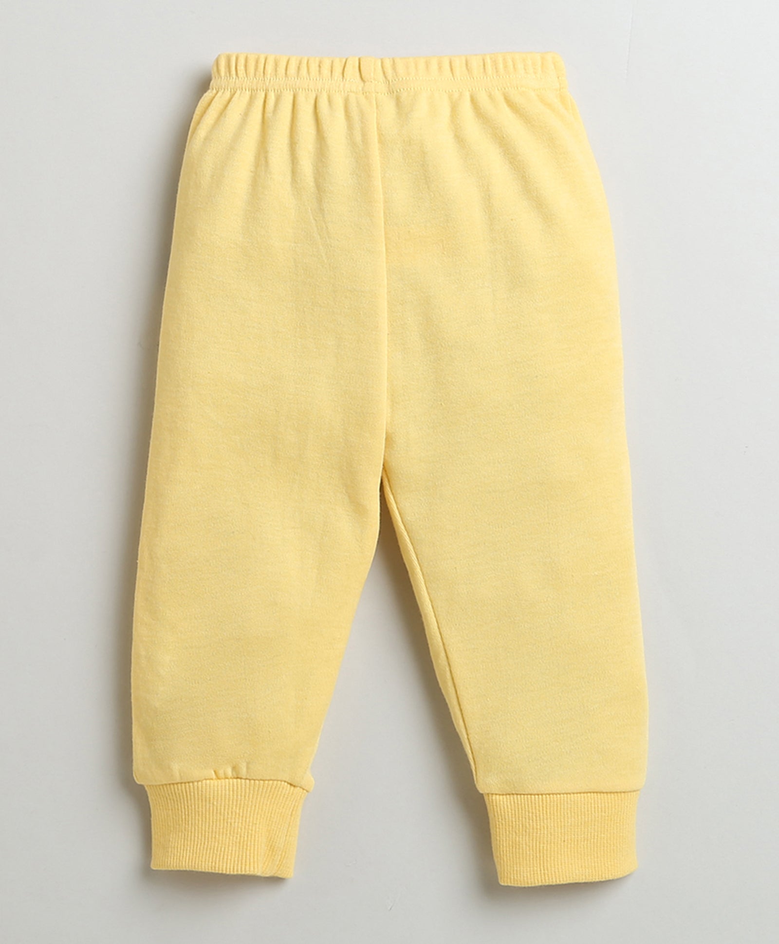Boys 100% Cotton Dinosaur Sweatshirt & Jogger Set - Yellow
