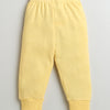 Boys 100% Cotton Dinosaur Sweatshirt & Jogger Set - Yellow