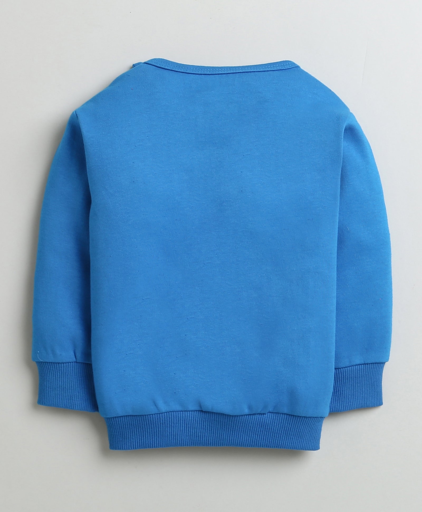 Boys 100% Cotton Truck Sweatshirt & Jogger Set - Royal Blue