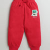 Boys 100% Cotton Handheld Sweatshirt & Jogger Set - Red