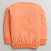 Boys 100% Cotton Bear Face Sweatshirt & Jogger Set - Orange
