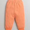 Boys 100% Cotton Bear Face Sweatshirt & Jogger Set - Orange