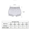 Red & Navy Girls Compact Cotton Bloomers Pack of 3