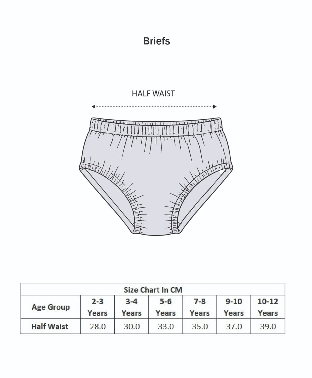 Bumzee Yellow & Grey Briefs, Pack of 3, Compact Cotton