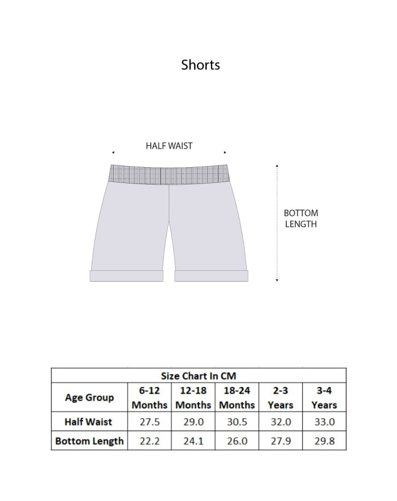 BUMZEE Red & Green Boys Shorts Pack Of 2