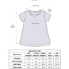 White Girls Cap Sleeves Frock / Dress