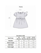 Bumzee Off White & Mint Polka Dot Frock, Half Sleeves, 100% Cotton