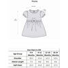 Peach Girls Cap Sleeves Cotton Knee Length Frock