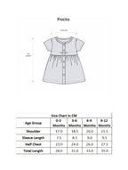 Bumzee Pink Graphic Print Muslin Frock, Half Sleeves, Cotton Muslin
