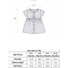 Pink Girls Half Sleeves Cotton Muslin Above Knee Length Frock