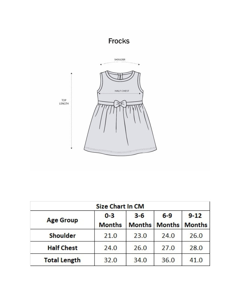 Green Girls Sleeveless Cotton Muslin Above Knee Length Frock