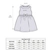 Turquoise Girls Sleeveless Cotton Poly Knee Length Frock