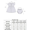 Grey Girls Cap Sleeves Frock With Panty