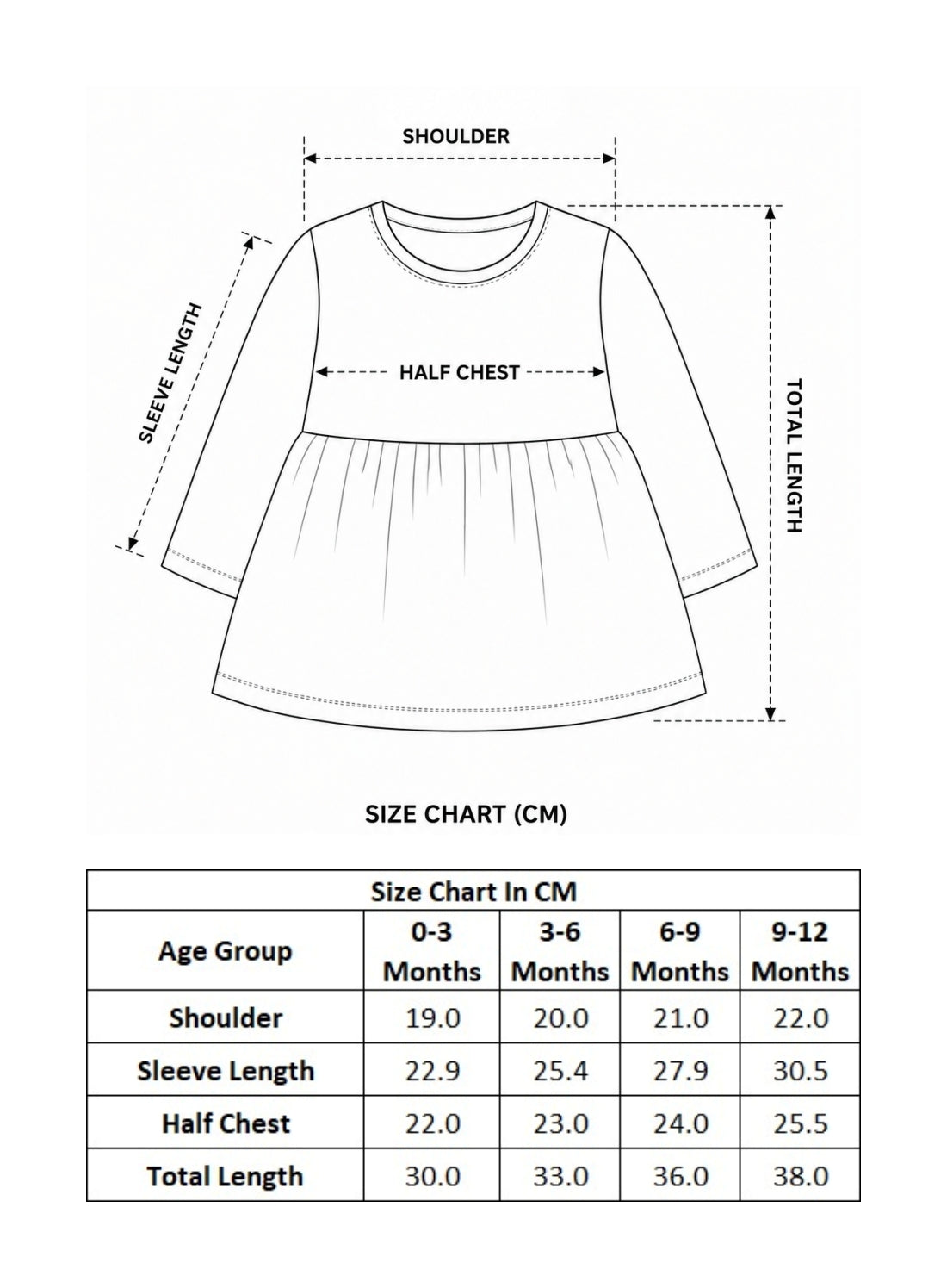 Bumzee Beige Graphic Print Frock, Full Sleeves, 100% Cotton