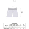 BUMZEE White Girls Shorts Pack Of 2
