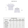 White Baby Boys Half Sleeves Pure Cotton Muslin Jabla & Short Set