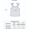 Boys Sleeveless Pure Cotton Muslin Knot Jabla Blue & White Pack of 3