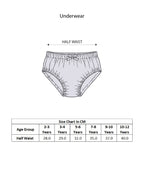 Bumzee Pink & Navy Panties, Pack of 3, Compact Cotton